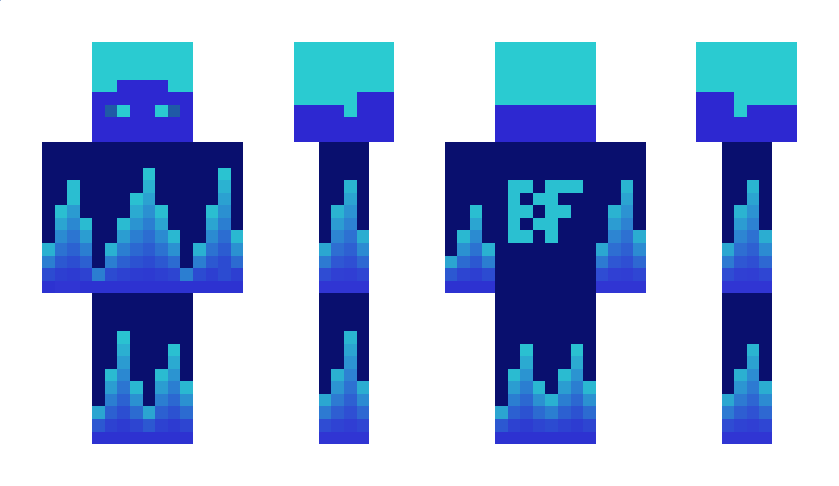 MrBlueFire Minecraft Skin