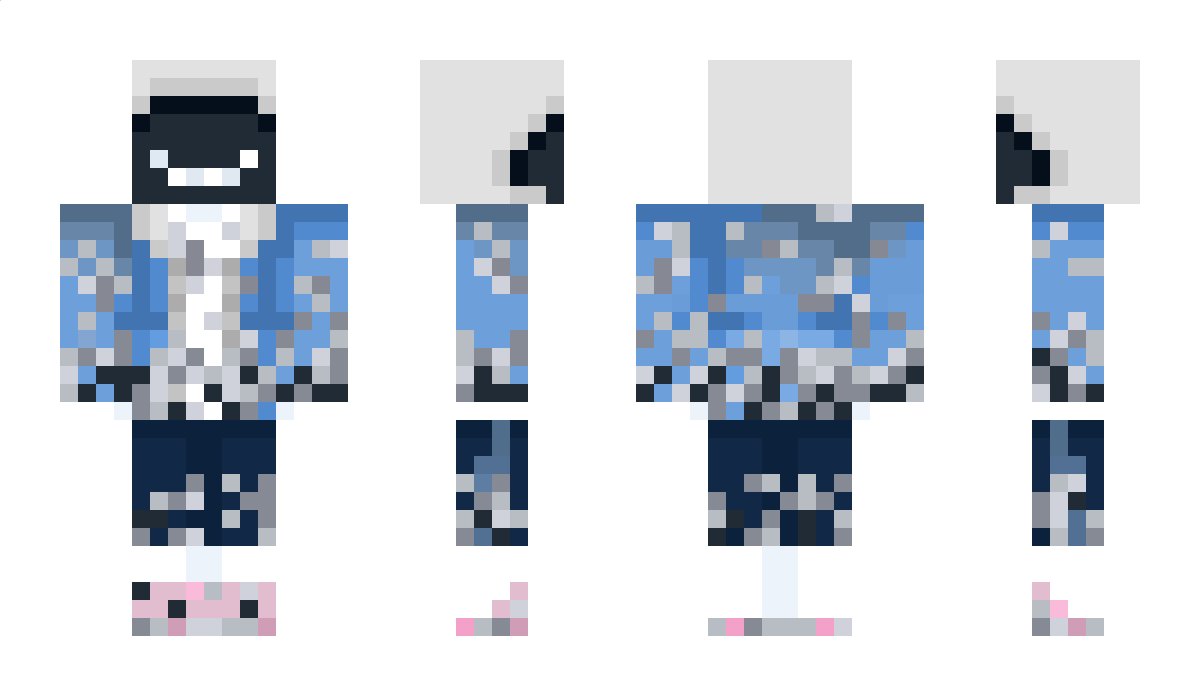 PlatinumSans Minecraft Skin