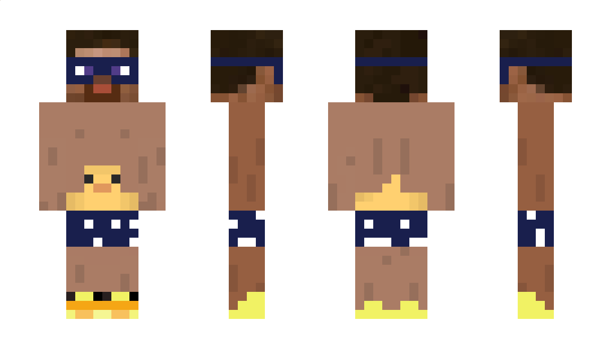 Spielendes Minecraft Skin