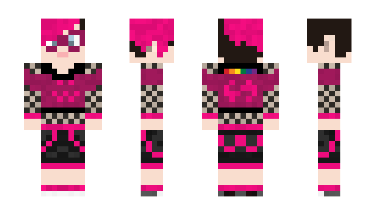 PinkAndGay Minecraft Skin