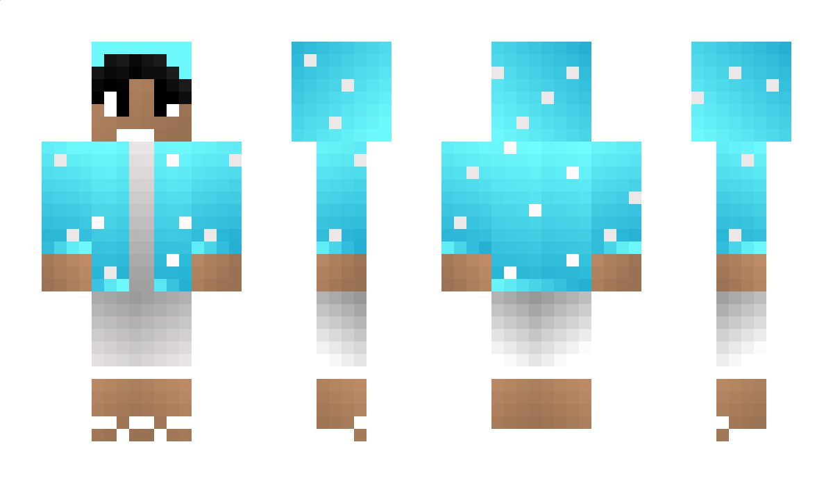 LeoFuscaAzul Minecraft Skin