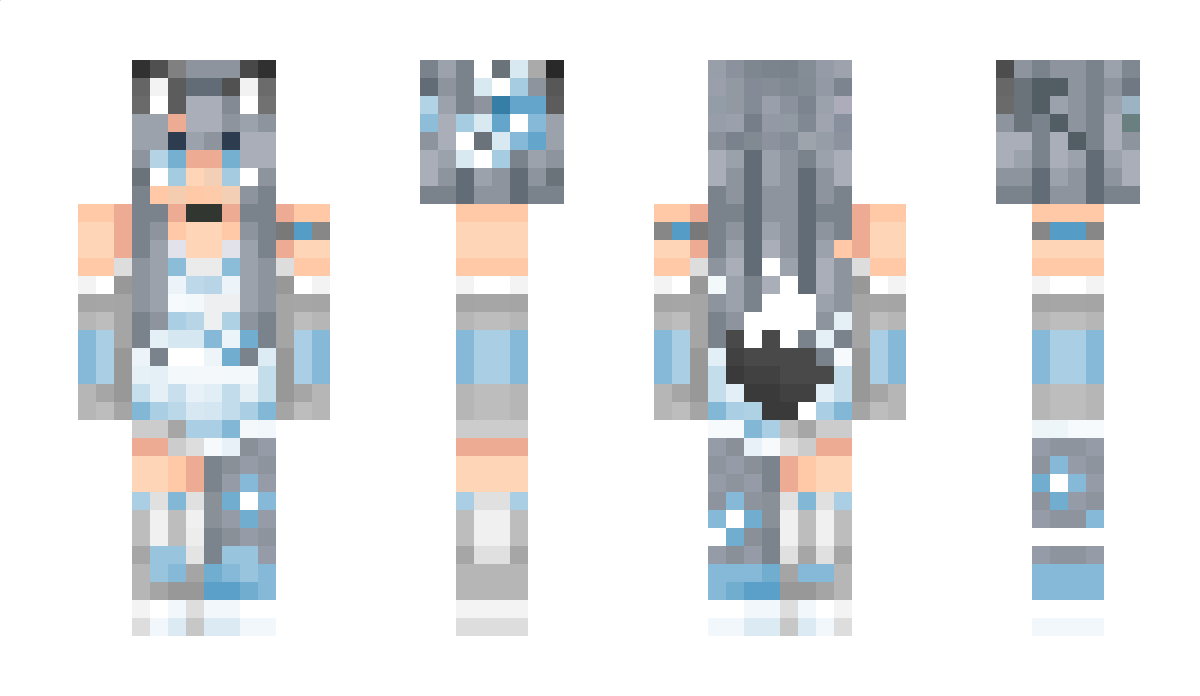 SilverFoxiee Minecraft Skin