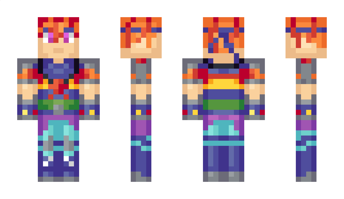 rainbowcraft2 Minecraft Skin