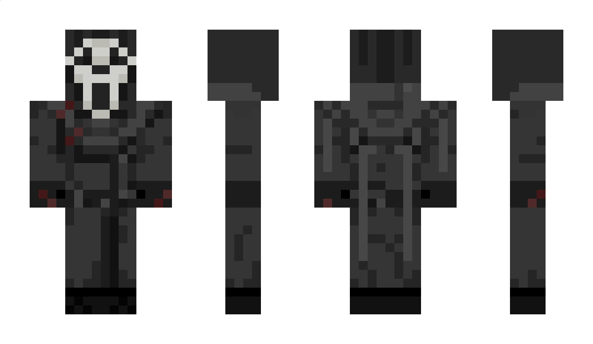 ghostfaced Minecraft Skin