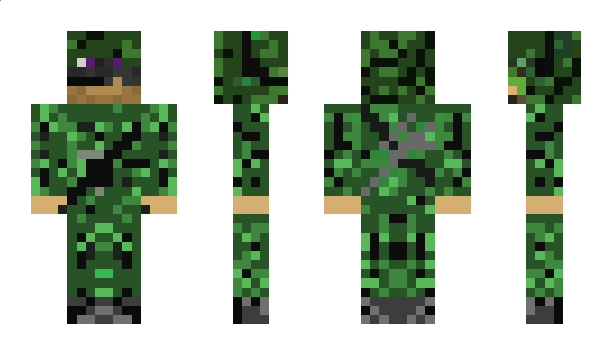 SpiderCamo Minecraft Skin