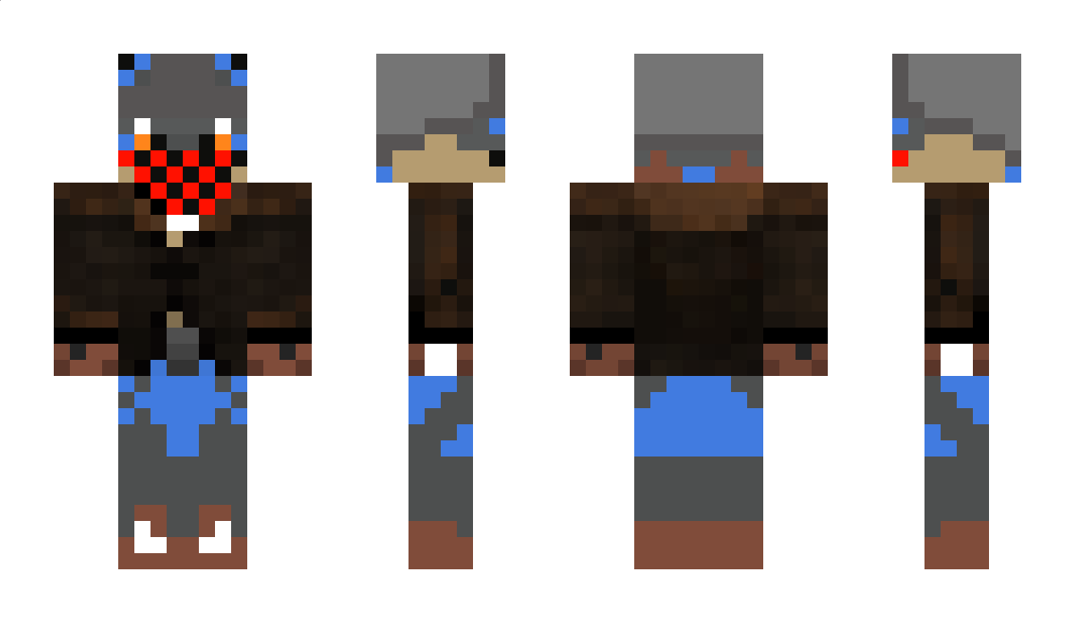 RedlineLucario Minecraft Skin