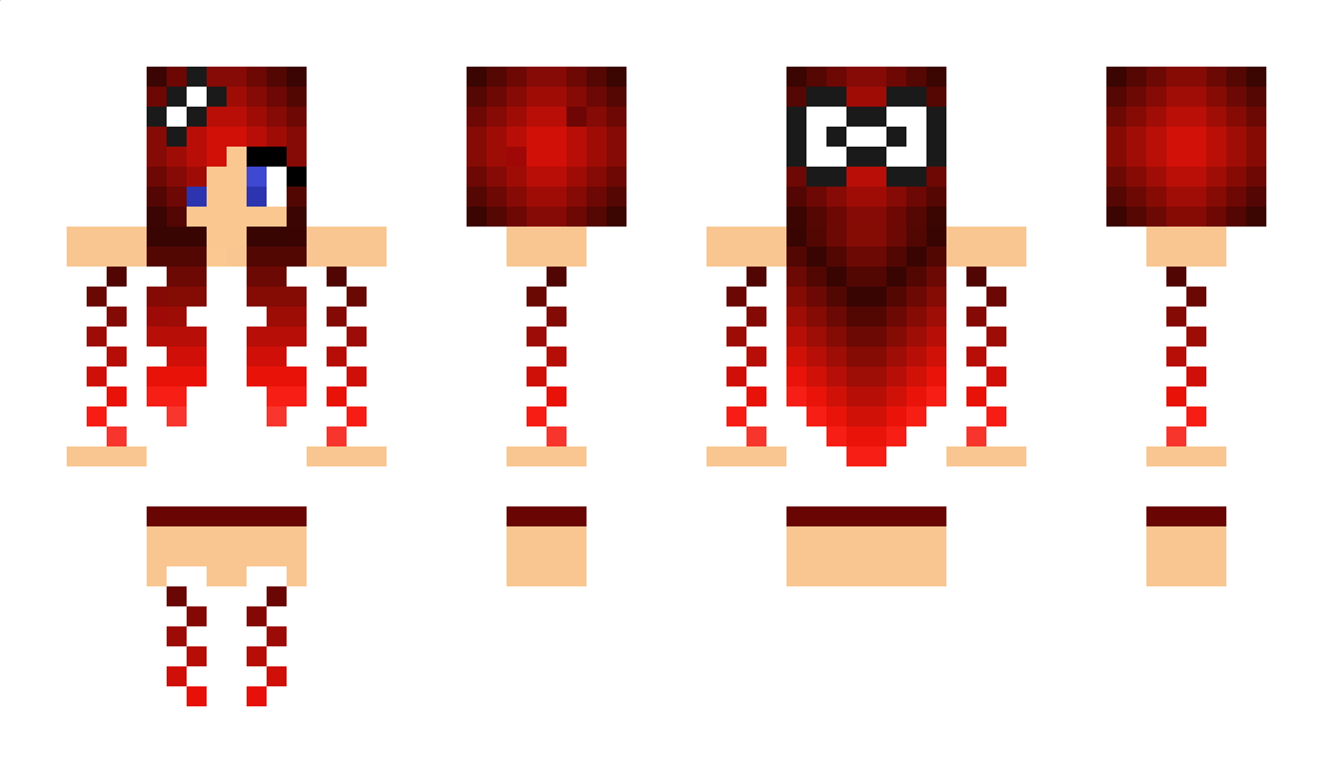 GirlInRed Minecraft Skin