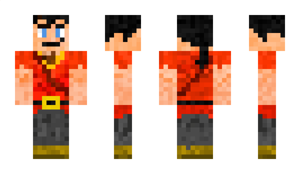 GastonXtraHair Minecraft Skin