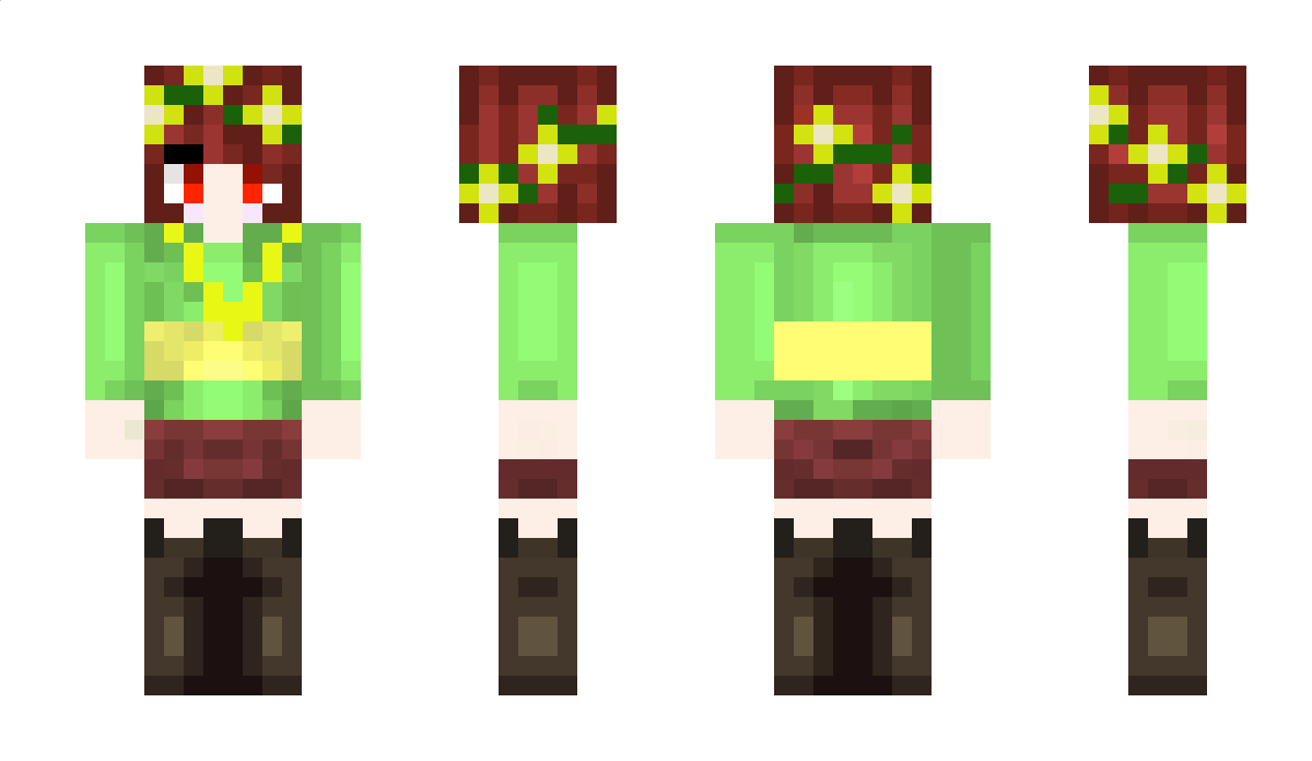 Chara_Dreemurr Minecraft Skin