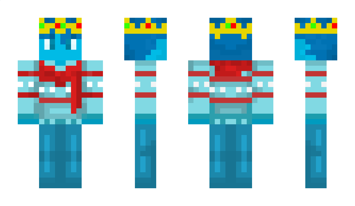 Cyanophobic Minecraft Skin