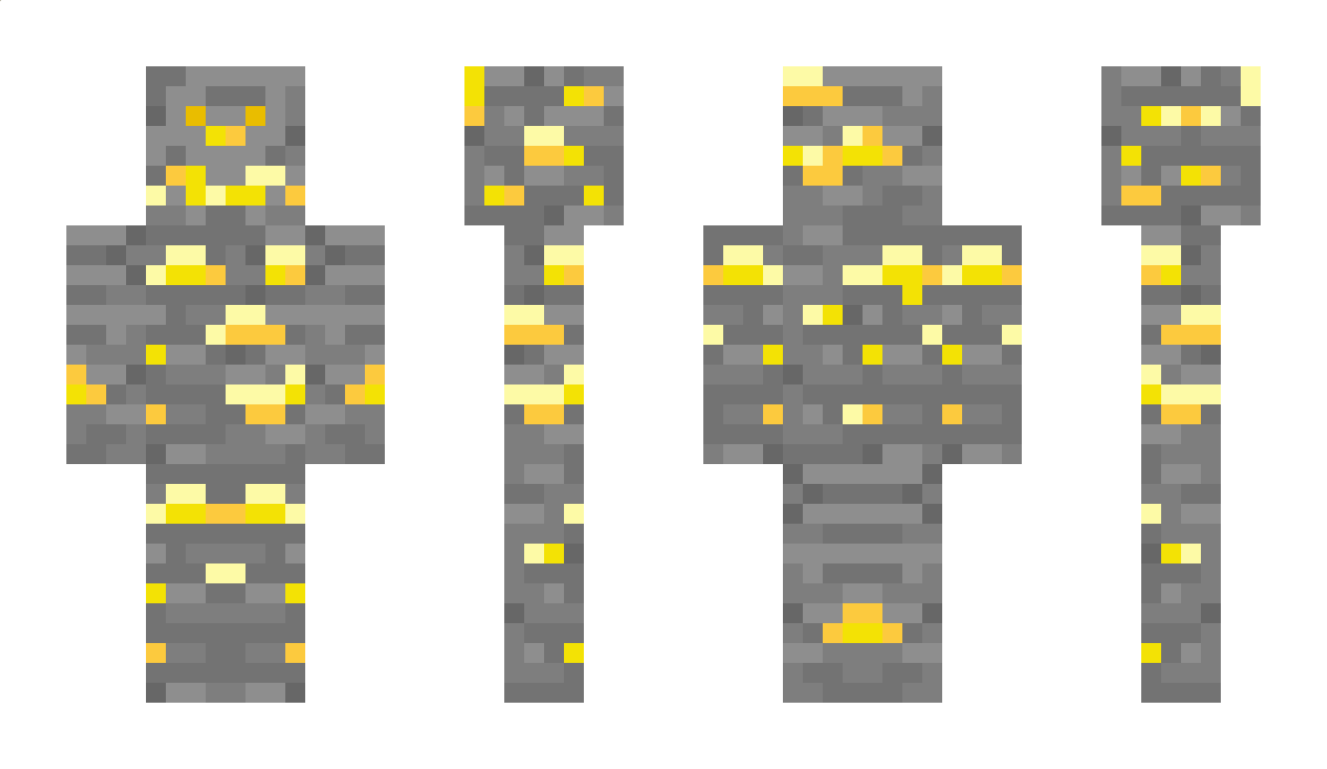 GoldOre Minecraft Skin