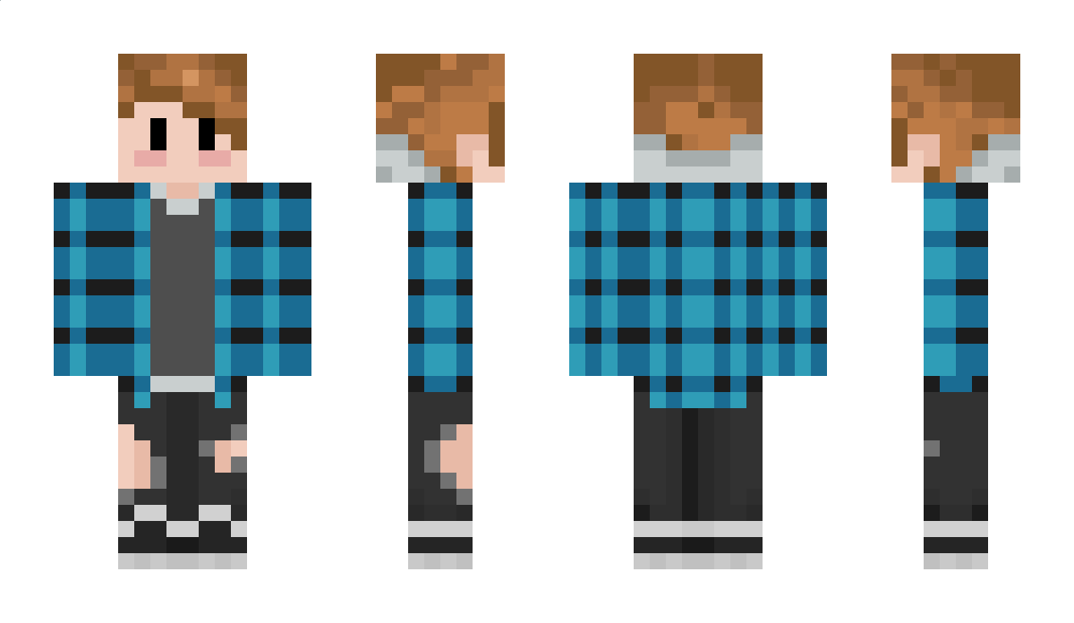 Ell3_cyan Minecraft Skin