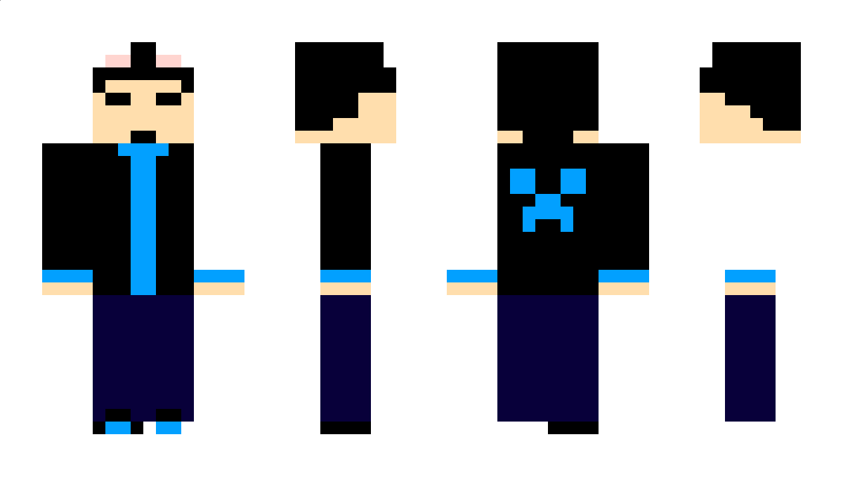 bluecreeper Minecraft Skin