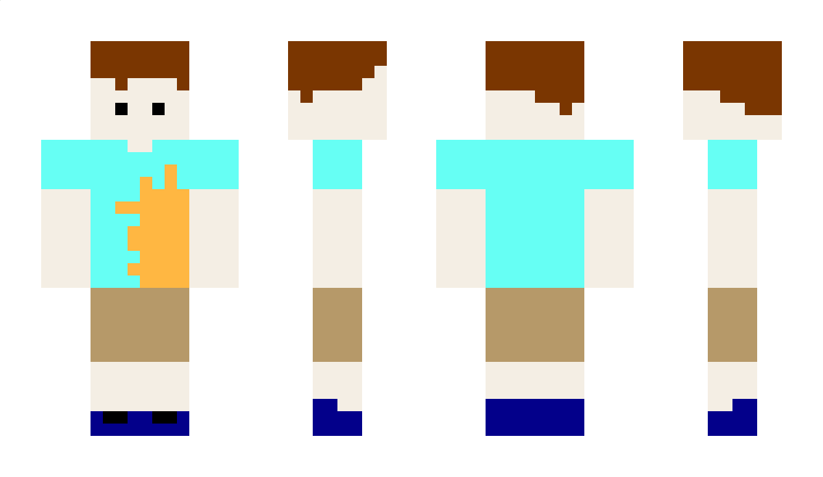 Herobrine88132 Minecraft Skin