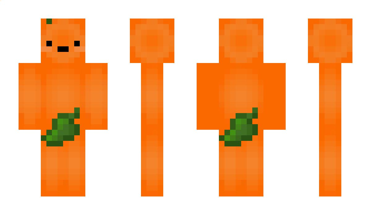 OrangeHere Minecraft Skin