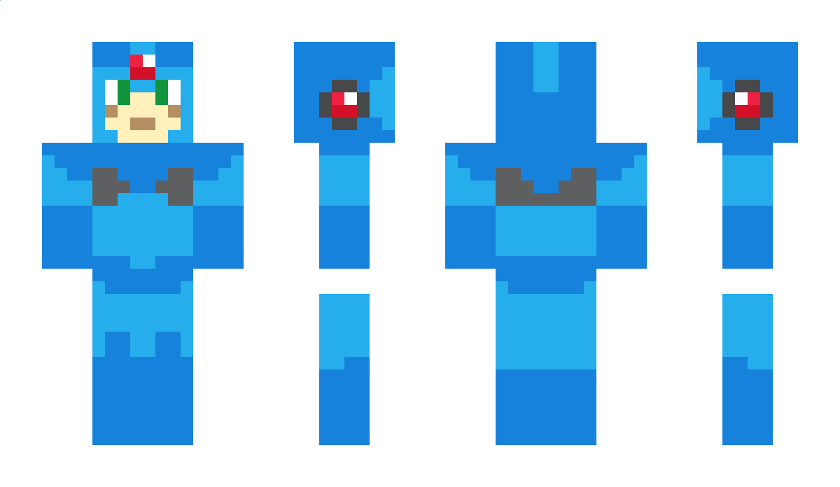 MegaManXiscool Minecraft Skin