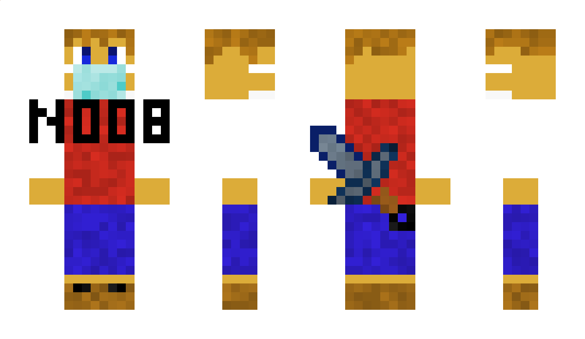 Captain_N00B Minecraft Skin