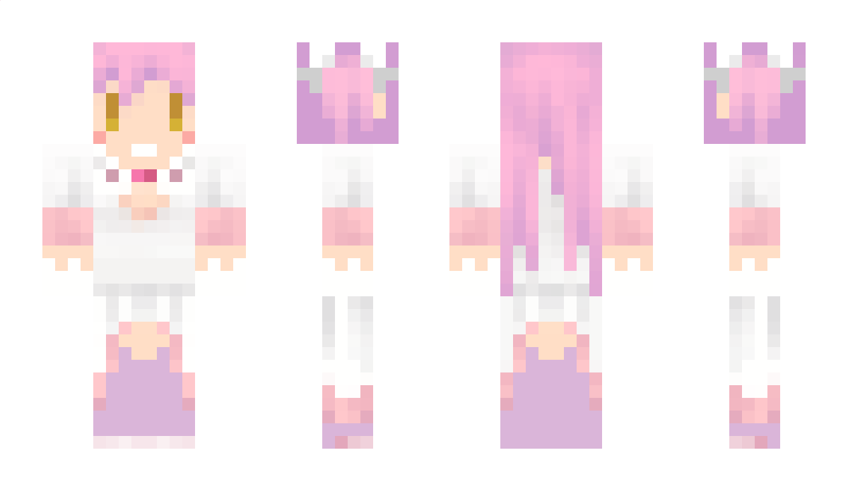 PinkyLOVE Minecraft Skin