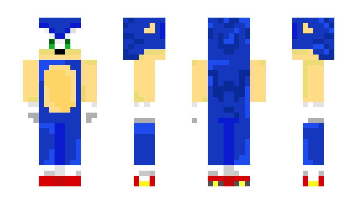 Sonictouchedme Minecraft Skin