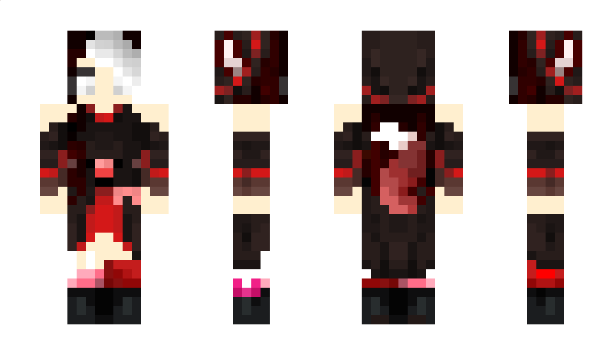 Amy7Blue Minecraft Skin