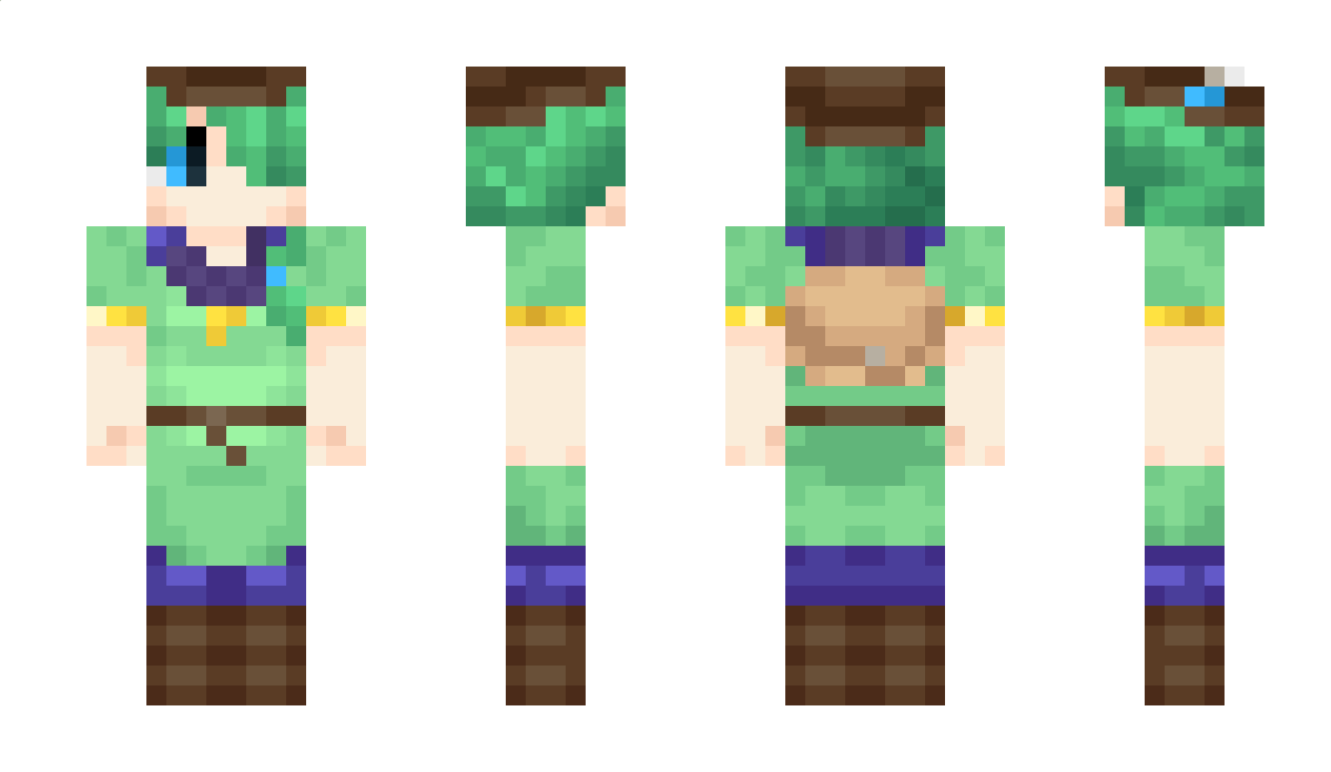 MerchantCalico Minecraft Skin