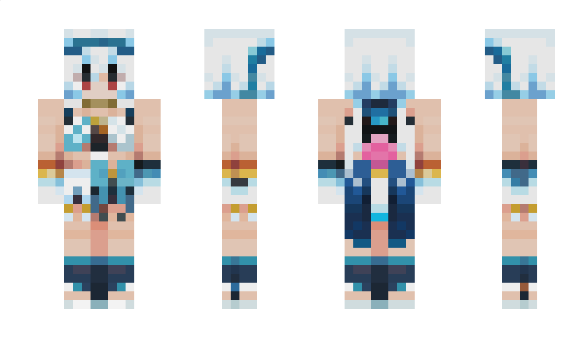 Mualani Minecraft Skin