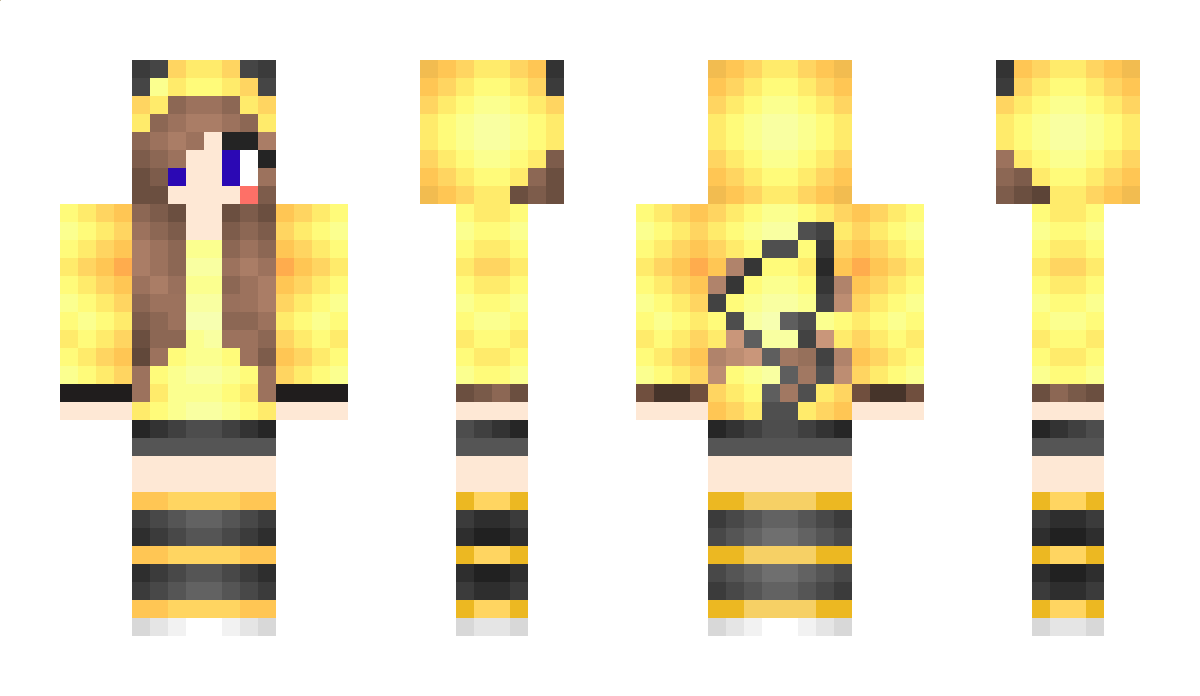 CutieNinjaPika Minecraft Skin