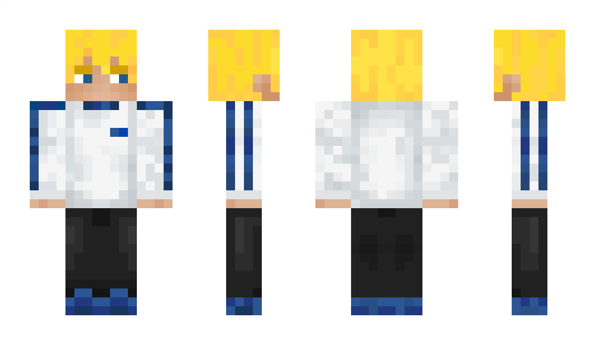 SlimBlue Minecraft Skin