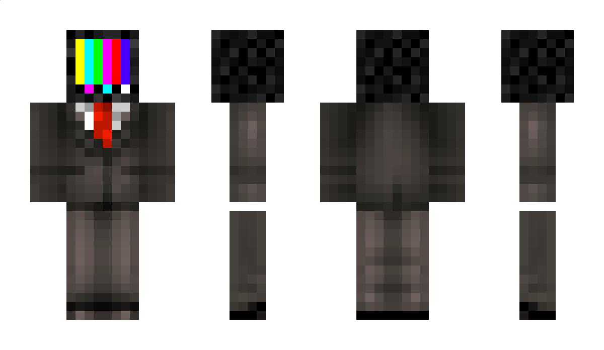 tv_man Minecraft Skin