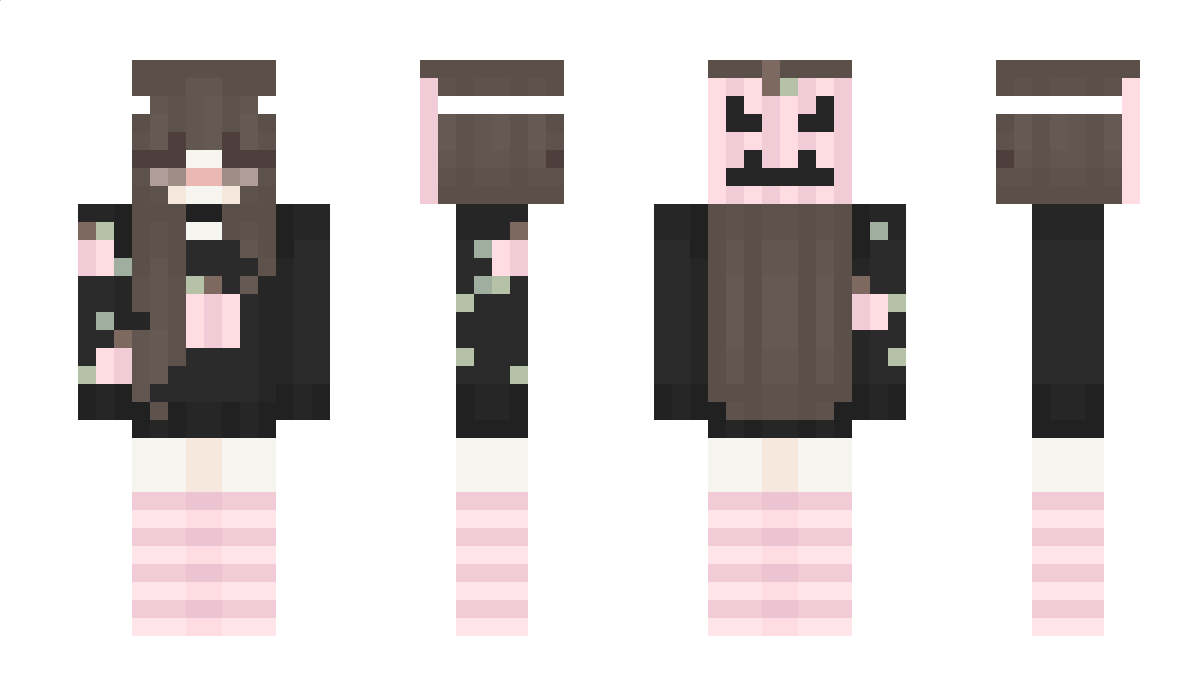 PinkBobaBunny Minecraft Skin