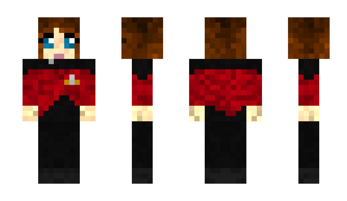 CaptainBlueApple Minecraft Skin