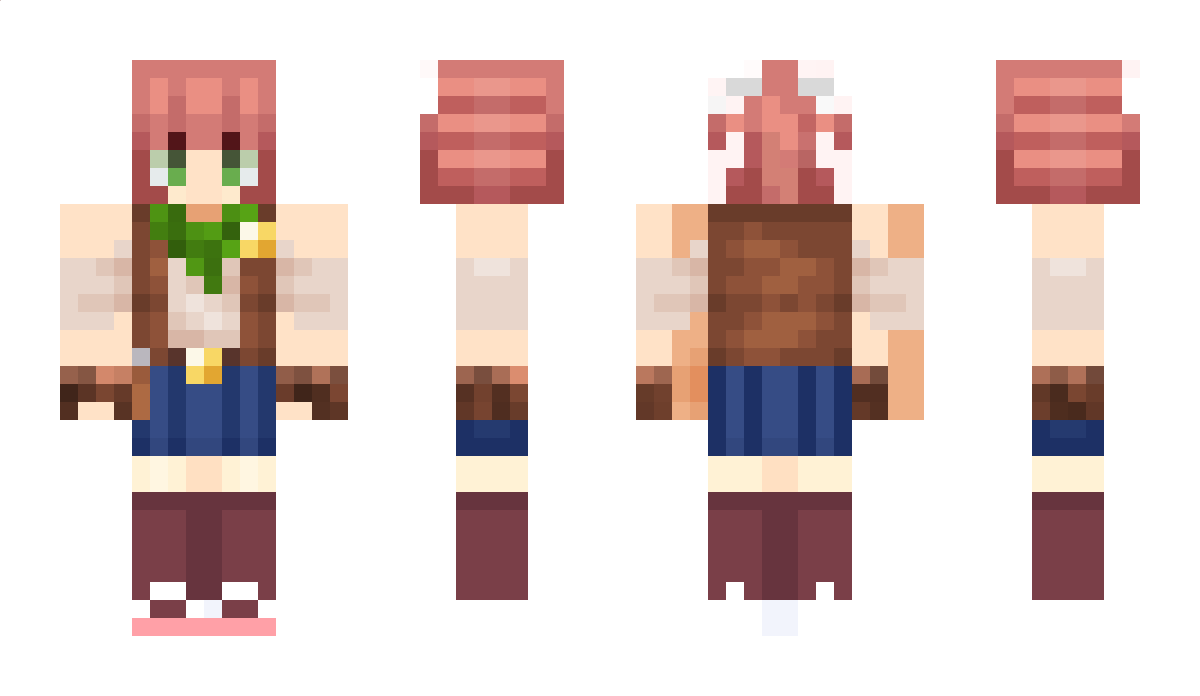 SimplyMonika Minecraft Skin