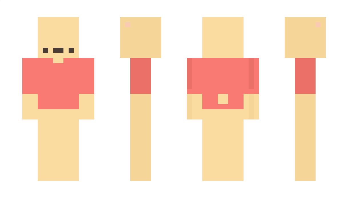 korrekter Minecraft Skin