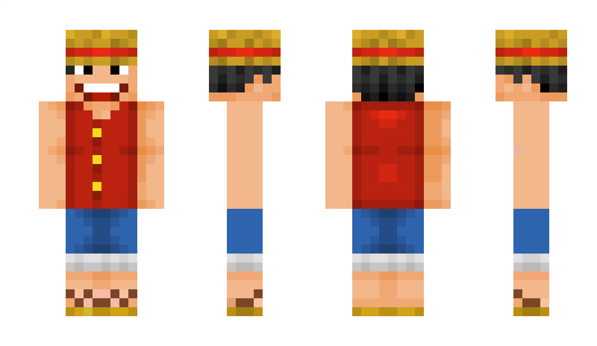 MonkyDLuffy Minecraft Skin