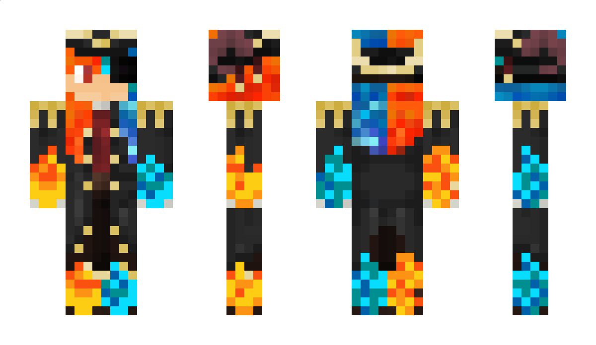 Fire_and_Water Minecraft Skin
