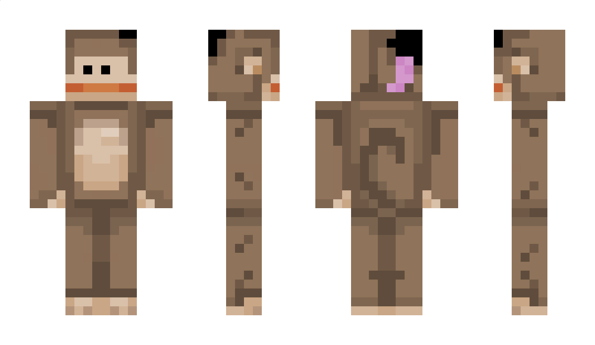 BrainlessMonkey Minecraft Skin