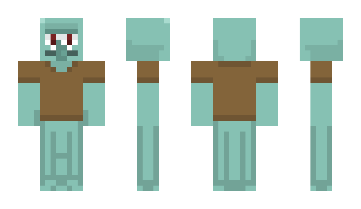 Skwidward Minecraft Skin