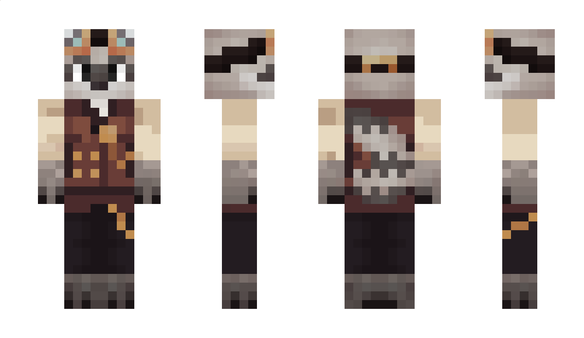 JustRaccoon Minecraft Skin