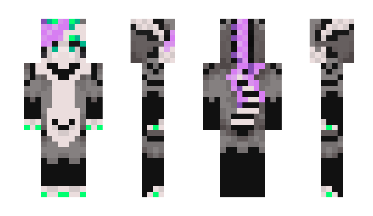 VaporGlitch Minecraft Skin