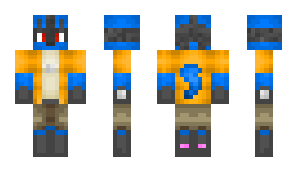 LucarioTheReal Minecraft Skin