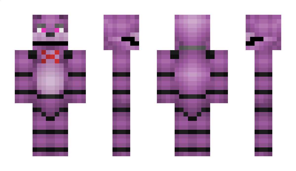 Fnaf1Bonnie Minecraft Skin