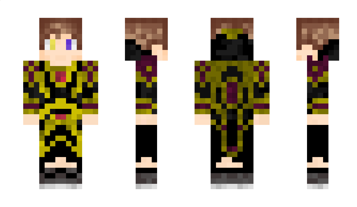 2Goldblackdragon Minecraft Skin