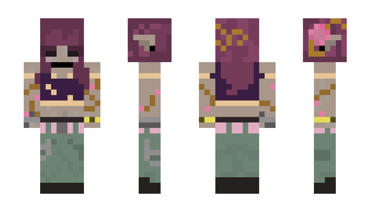 Lady0fL3tt3rs Minecraft Skin