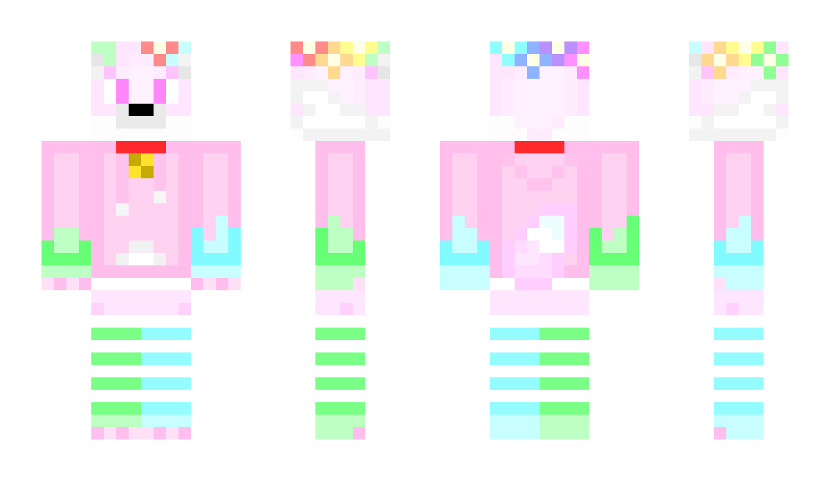 MochiThePinkFox Minecraft Skin