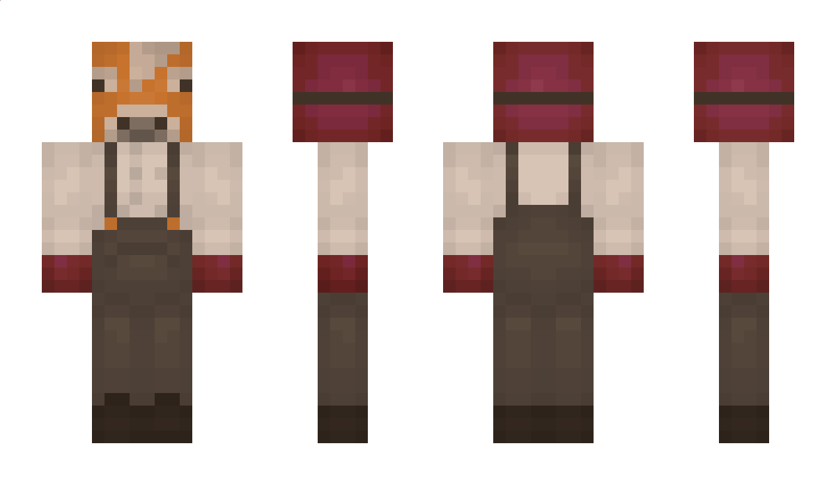 CowslyDown Minecraft Skin