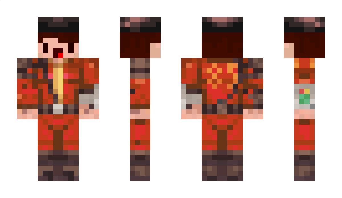 CaptainPyro Minecraft Skin