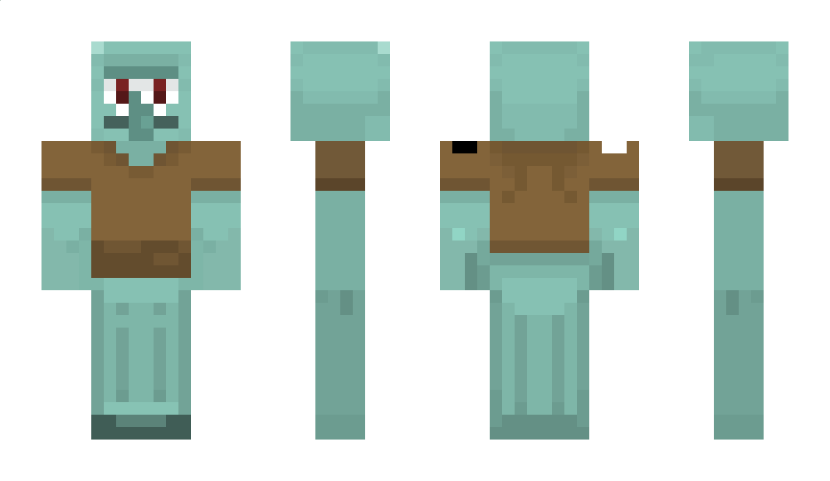 Squidward_ Minecraft Skin