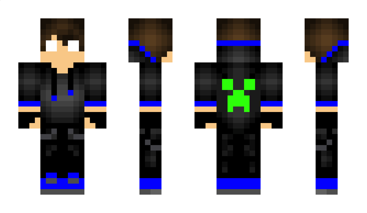 MR_Blue Minecraft Skin