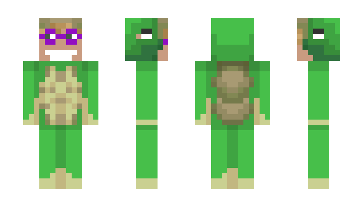 TurtleManPurple Minecraft Skin