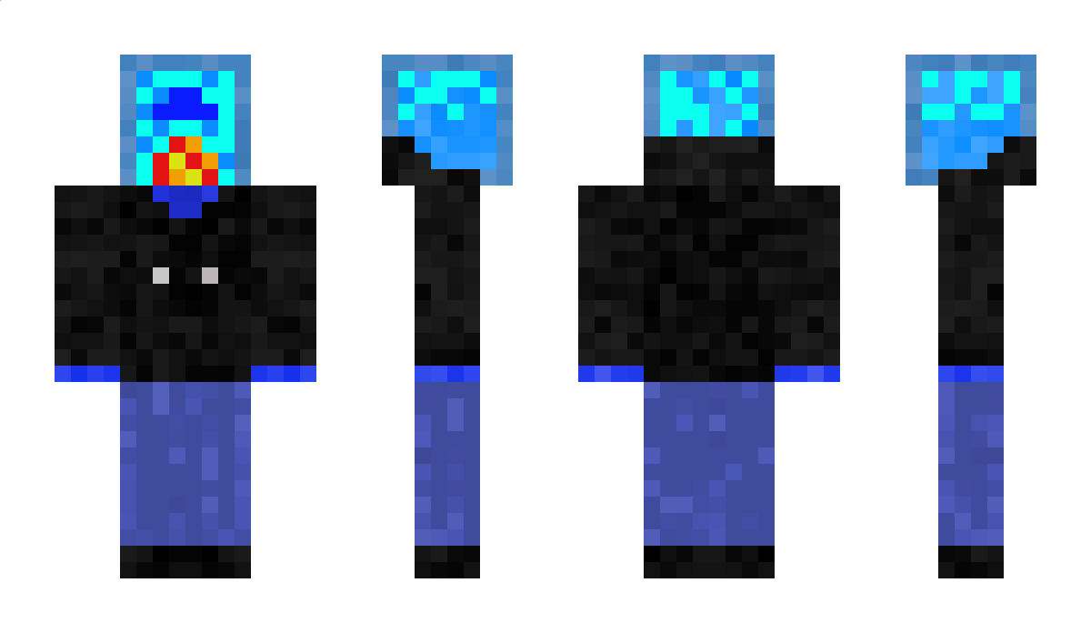 BlueFurnace Minecraft Skin